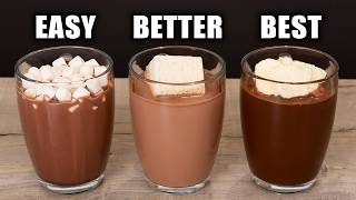 The Best Hot Chocolate Ever  3 Levels Easy to Expert [upl. by Coheman643]