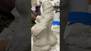 Figure clay sculpting ceramicsart ceramicart clay ceramicsculpture figure sculpture shorts [upl. by Jacqueline]