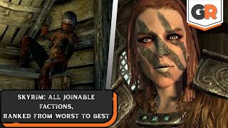 Skyrim All Joinable Factions Ranked From Worst To Best [upl. by Vinn]