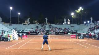 COURT LEVEL Marin Cilic  Ryan Harrison Internazionali Bnl dItalia 2017 HD [upl. by Revorg]