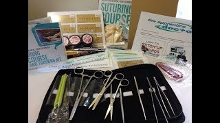 Suturing Course and Training Kit  Unboxing [upl. by Xuaeb]