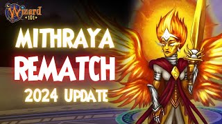 Mithraya Boss Rematch  Wizard101 2024 Update [upl. by Zerla]