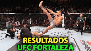 RESULTADOS DE TODAS AS LUTAS UFC FORTALEZA [upl. by Eirene]