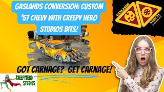 Gaslands Conversion Custom 57 Chevy with Creepy Hero Studios Bits [upl. by Supmart]