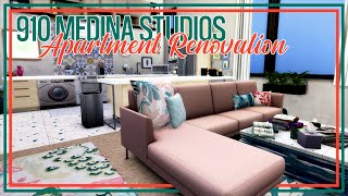 910 Medina Studios Apartment Renovation  Sims 4 Speed Build [upl. by Othelia323]