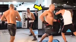 Sean Strickland DESTROYS YouTuber Sneako In Sparring [upl. by Iover]