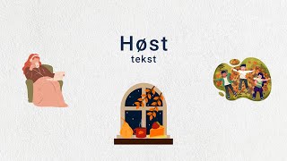 Høst A2Tekst norsk språk norskkurs norwegian skolen school Norge languagelearning høst [upl. by Ledif597]