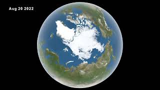 Daily Arctic sea Ice for the past two years [upl. by Brennen]