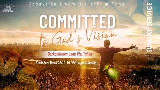 Committed to God’s Vision Berkomitmen pada Visi Tuhan [upl. by Amisoc155]