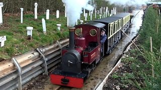 MEASE VALLEY LIGHT RAILWAY BRAND NEW 12 14quot RAILWAY AT STATFOLD BARN TAMWORTH FIRST DAY 180323 [upl. by Letsyrc]