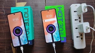 Infinix Note 30 5G Vs Infinix Hot 30 5G Battery Drain amp Charging Test [upl. by Cheston85]