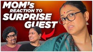 Surprise Guests Visit Par Indian Moms Ka Reaction  Captain Nick [upl. by Dnaltiac]