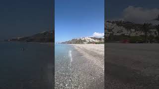 Nerja Spain 🇪🇸 beach [upl. by Esilanna]