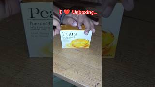 Unboxing Pears soap 🧼 pearssoap unboxing soap [upl. by Atinek]