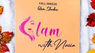 Fall Breeze Glam Shadows  make up tutorial Glamwithnazia [upl. by Ozneral558]