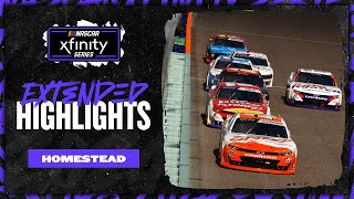 NASCAR Official Extended Highlights Xfinity Series at HomesteadMiami Speedway [upl. by Negriv]