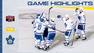 Toronto Marlies vs Belleville Senators  Game Highlights  October 25 2024 [upl. by Boulanger294]