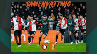 Strijdend RKC Waalwijk verliest nipt in Rotterdam  Samenvatting Feyenoord  RKC Waalwijk [upl. by Bywoods612]