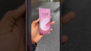 Samsung Galaxy Z FOLD 6 Cover Display With Rain shorts [upl. by Shere]