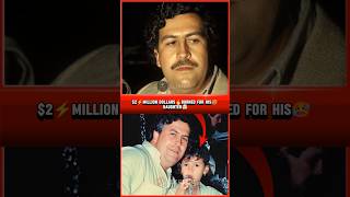 🥵Pablo Escobar  2 million😳dollars🤯burned for⚡his daughter🔥 pabloescobar facts alfriffy shorts [upl. by Ming]