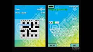 Puzzler Collection Nintendo DS Gameplay  Crossword [upl. by Chipman]