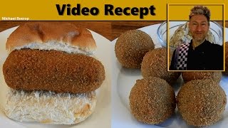 Kroketten en bitterballen maken  Heerlijk recept [upl. by Onimod306]