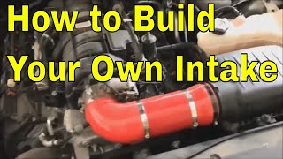 How to Build Your Own Cold Air Intake  Dodge Charger RT [upl. by Annavaig]