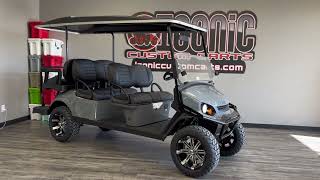 2023 EZGO L6 Elite Lithium  Iconic Custom Carts LLC [upl. by Sudnor]