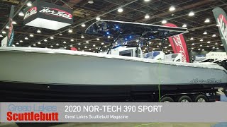 2020 NorTech 390 Sport Walkthrough The 2020 Detroit Boat Show [upl. by Diehl384]