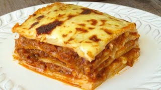 Lasaña de carne y queso Fácil y riquísima [upl. by Montgomery631]