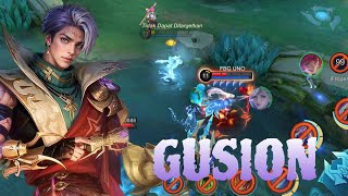 HOW TO PLAYING GUSION MIDLANE FULL DAMAGE [upl. by Vey]