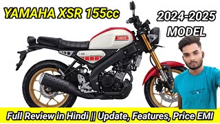 New Yamaha XSR 155 Sport Retro  Full Detailed Review  Royal Enfield Hunter Competition XSR 155🏍️ [upl. by Nnayram60]