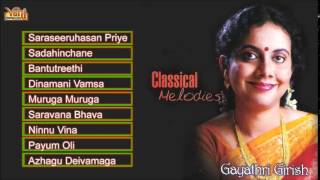 Carnatic Vocal  Classical Melodies  Gayathri Girish  Jukebox [upl. by Purington462]