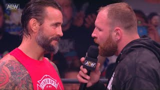 CM Punk addresses quotHangmanquot Adam Page Eddie Kingston amp Jon Moxley [upl. by Lahcym]