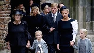 Herdenking Prins Friso in de Oude Kerk in Delft [upl. by Maillil868]