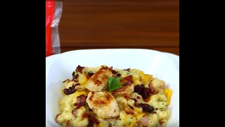 Pasta Lucchetti con cheddar pollo y ranch [upl. by Wymore]