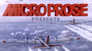 B17 Flying Fortress quotOpening amp First mission gameplayquot PCDOS 1992 Microprose MT32 [upl. by Sarajane]