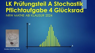 LK Prüfungsteil A Mathe Abi Klausur NRW 2024 Pflichtaufgabe 4 Stochastik [upl. by Den614]