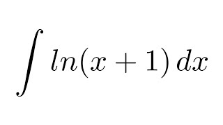 Integral of lnx1 substitution  by parts [upl. by Lemrahs394]