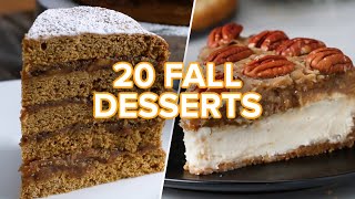 20 Tasty Fall Desserts [upl. by Ahseele]