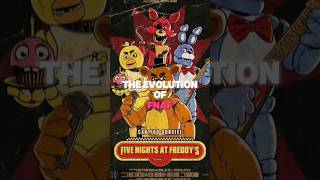 THE EVOLUTION OF FNAF fnaf fivenightsatfreddys fnafedits shorts shortvideo [upl. by Ahsimak496]