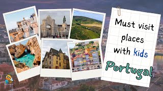 Top places to visit with kids PORTUGAL Tiny tourist europe travel kidstravellers familytravel [upl. by Nakhsa]