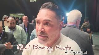 quotOscar De La Hoya Confused About Ryan Garcias Situation 🤔quot realboxingfacts [upl. by Bonny332]