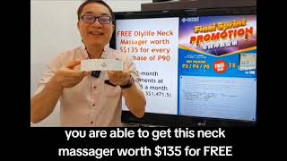 FREE Neck Massager worth 135 with purchase of Olylife Terra P90 [upl. by Nauqat]