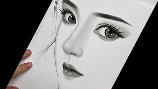 Learn to draw Hyper Realistic Eyes Step by step Charcoal Pencil  How to Draw [upl. by Asa]