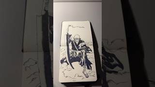 drawing one of my favourite manga panels from bleach bleach anime ichigo art ink animeart [upl. by Twelve]