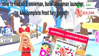 All snowman locations  snowball launcher locations [upl. by Breena]