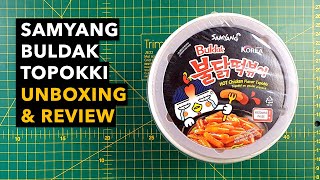 INSTANT FIRE 🔥  Samyang Buldak Topokki 🌶️🇰🇷 Tteokbokki Review [upl. by Polard]