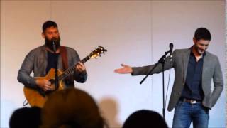 Jason Manns and Jensen Ackles singing Crazy Love at Asylum 14 [upl. by Assilaj]