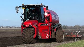 Bouwland bemesten met Vervaet HydroTrike Loonb Stevens Wildervank [upl. by Thorr]